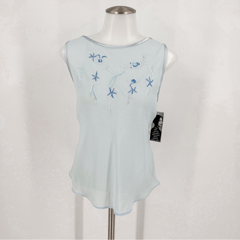 Josie By Natori blue top